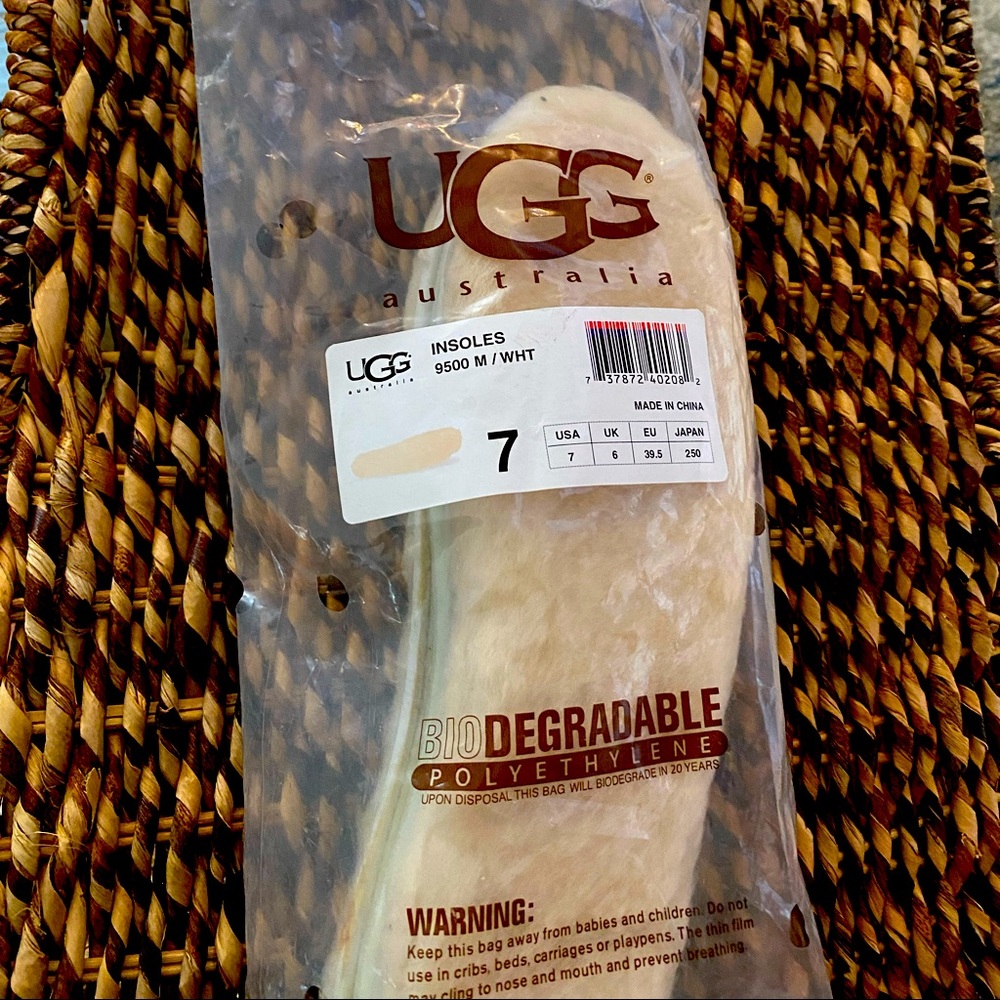COPY - Ugg’s sheepskin insoles size 7. NWT